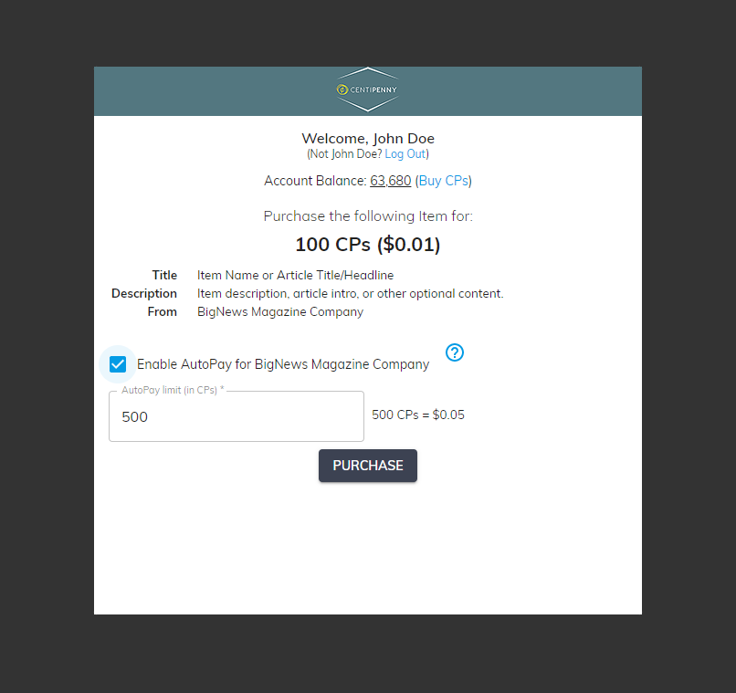 CentiPenny gallery image