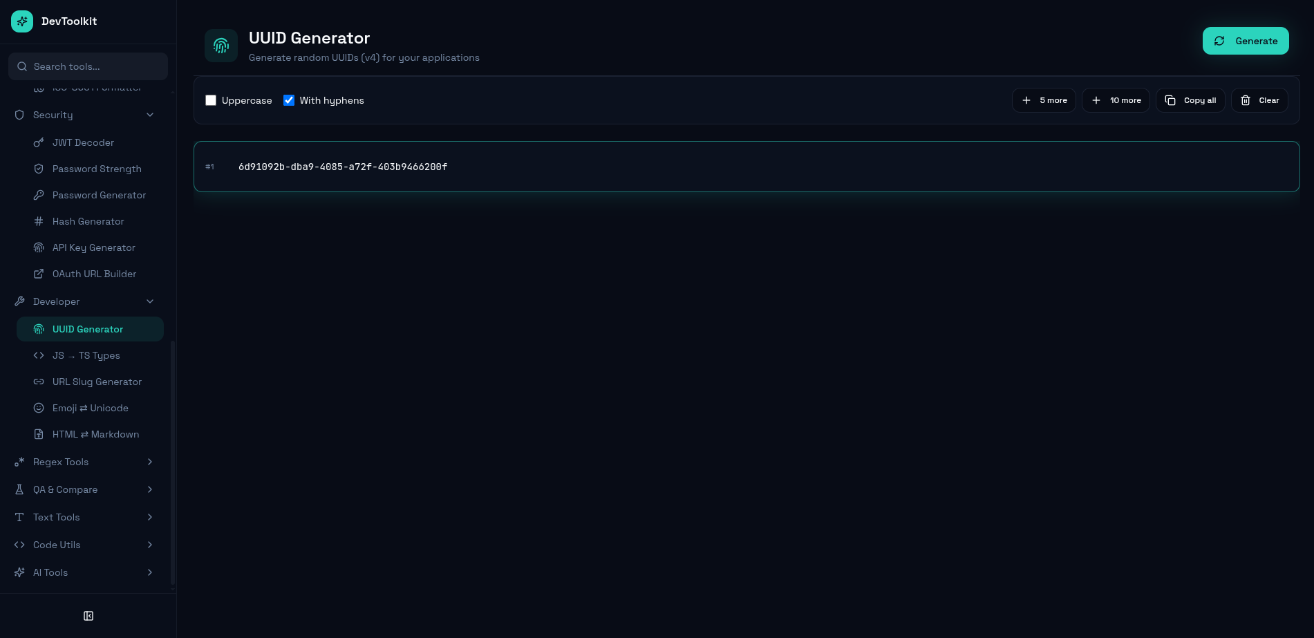 DevToolkit gallery image