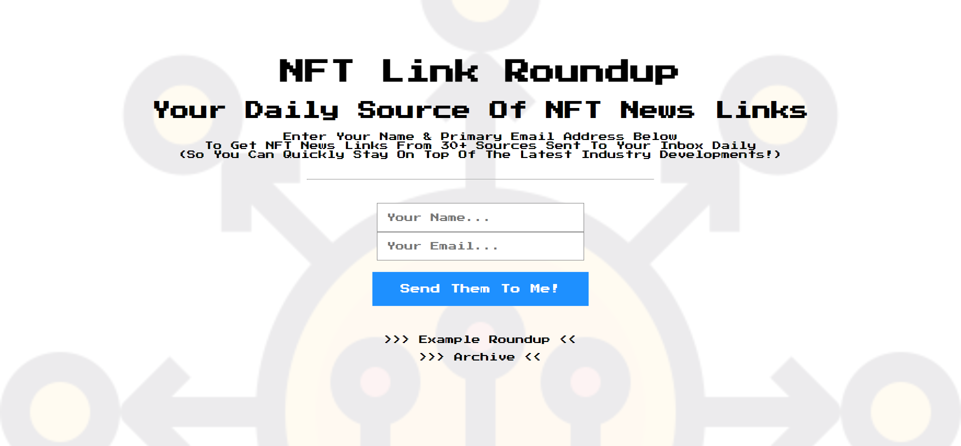 NFT Link Roundup - Uw dagelijkse bron van NFT -nieuwslinks media 1