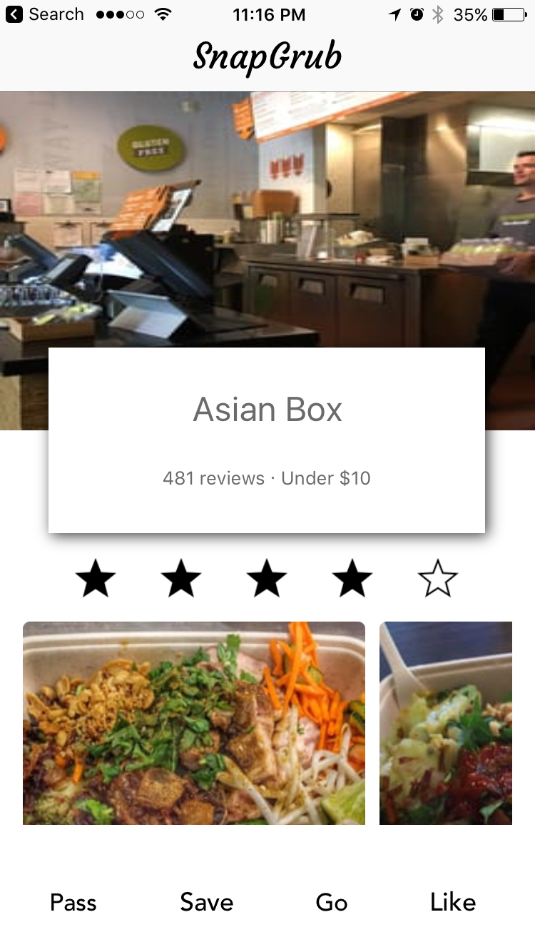 SnapGrub Beta gallery image