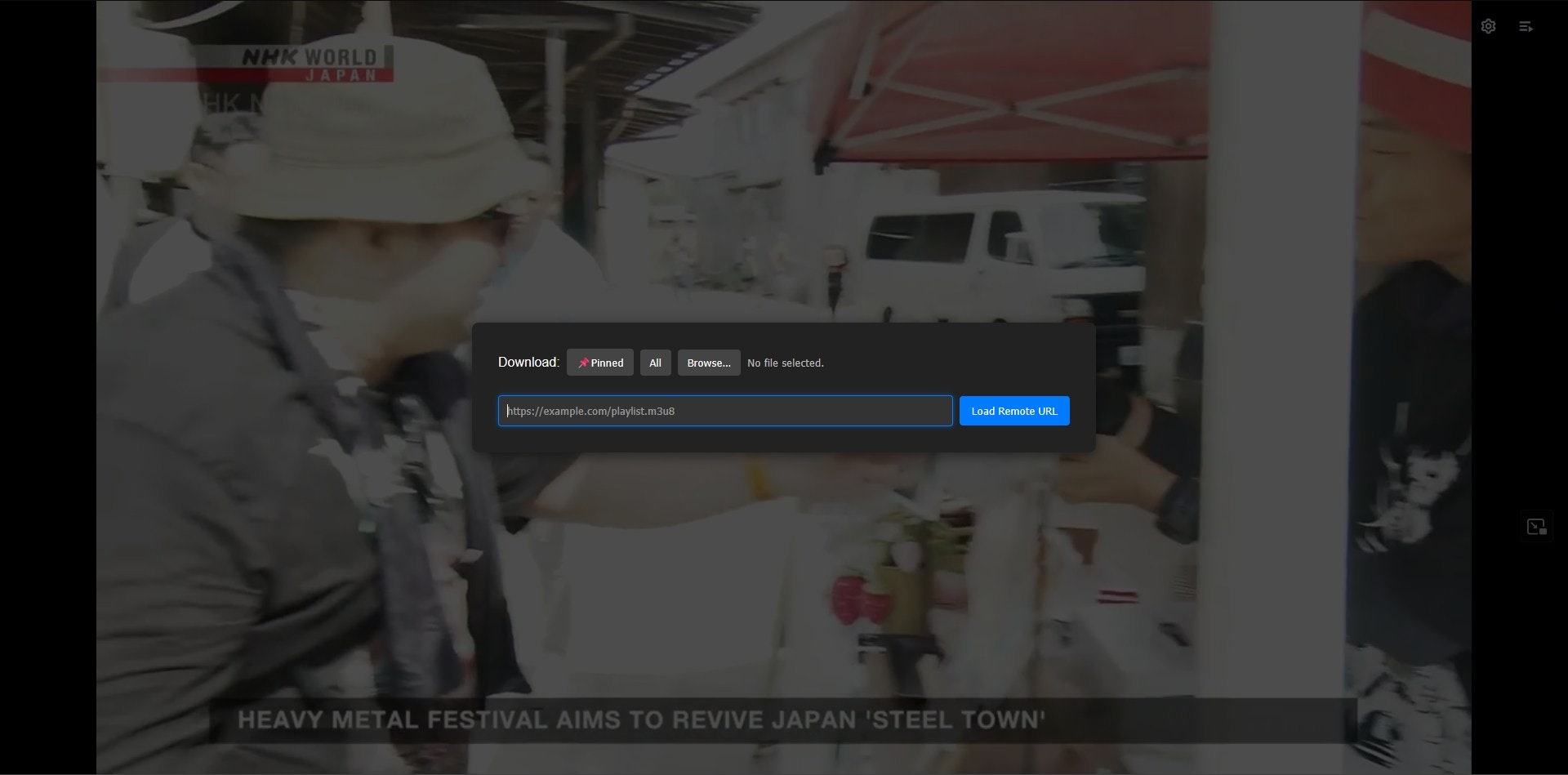 hlstv.app - Main product screenshot demonstrating key features and user interface