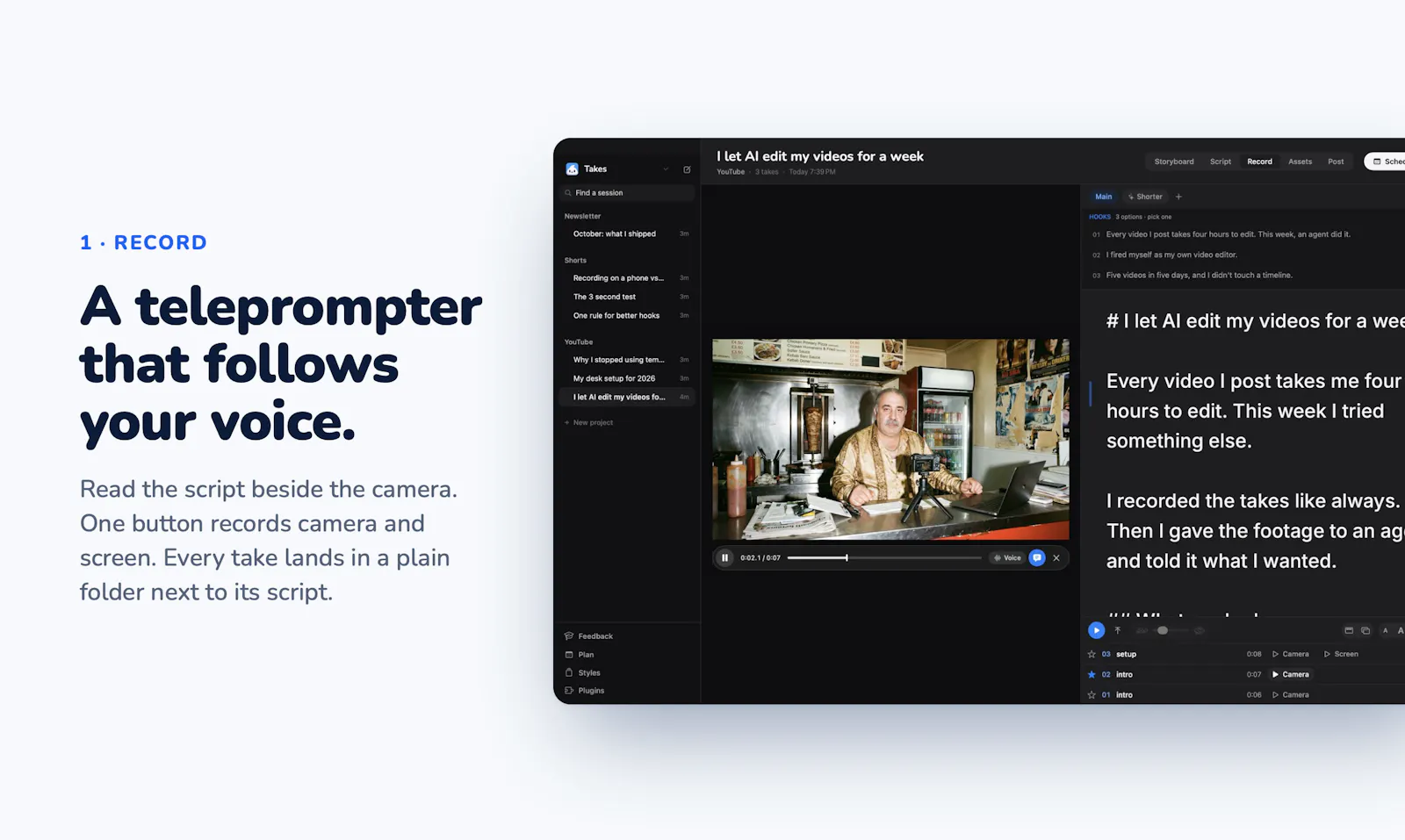 Takes for Mac screenshot 3