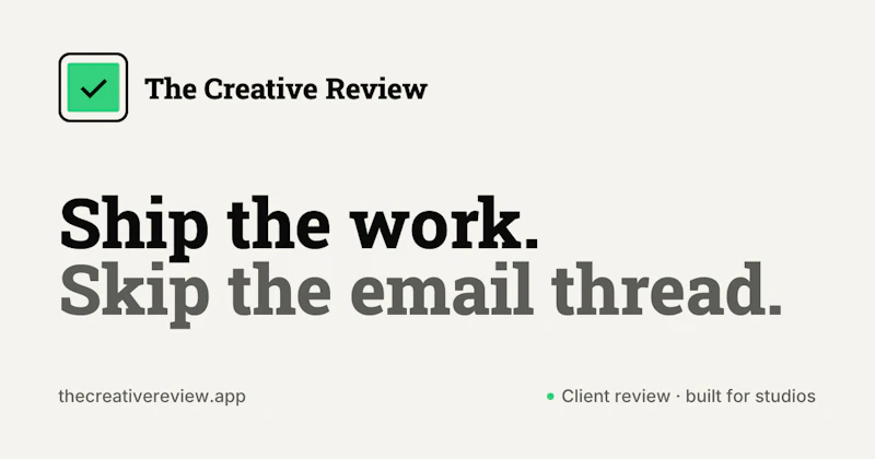 The Creative Review screenshot 1