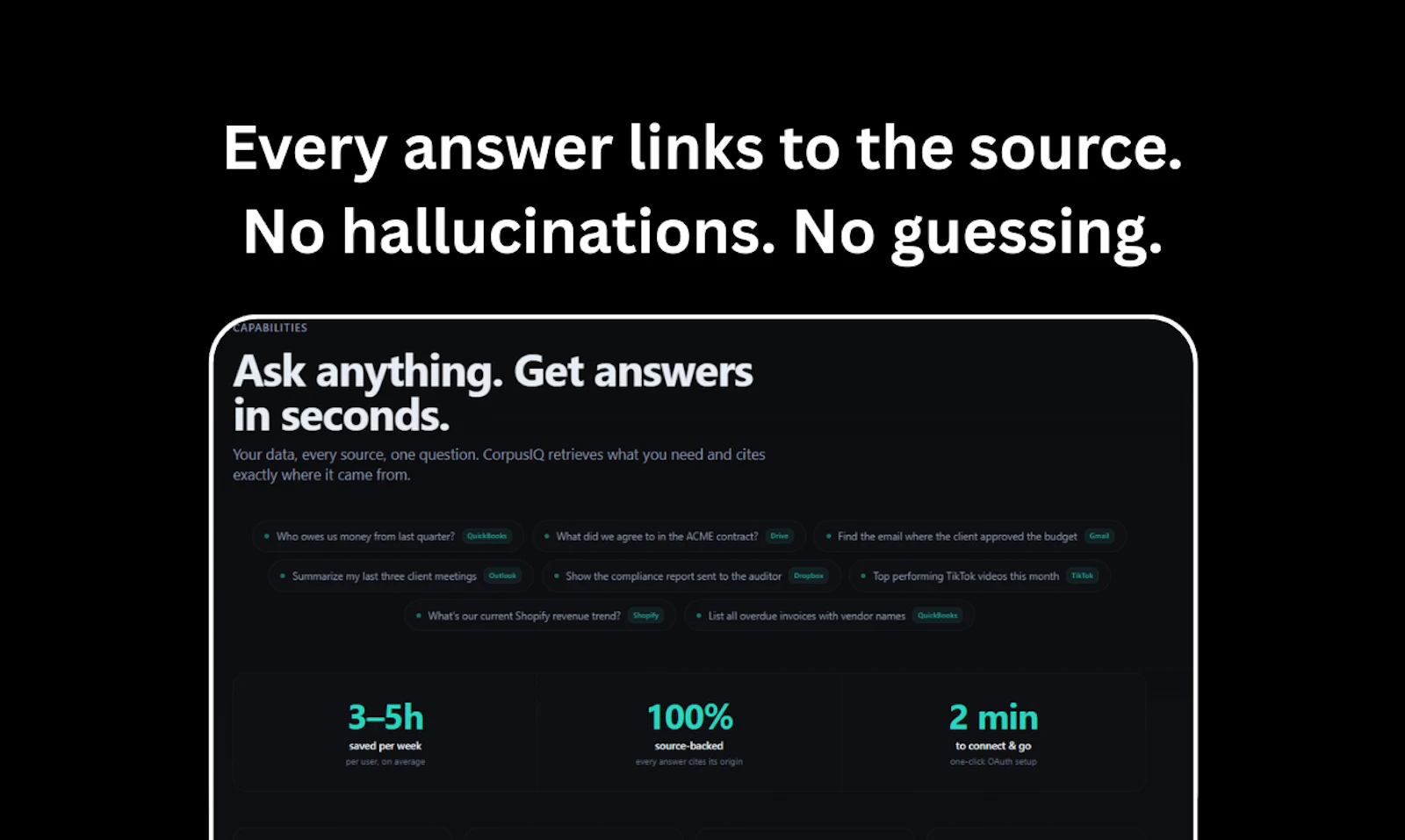 CorpusIQ — Private AI for Business data screenshot 4