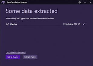 CopyTrans Backup Extractor gallery image