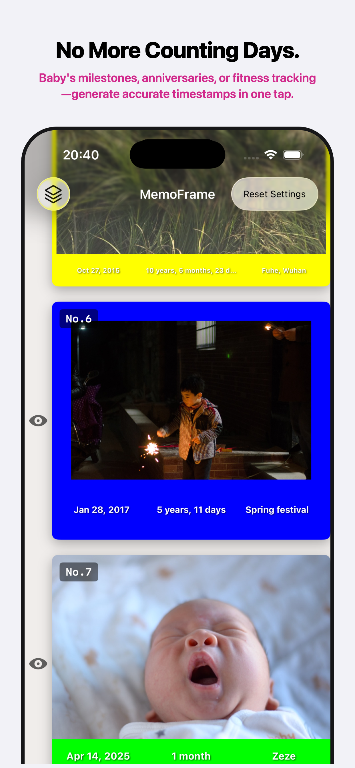 MemoFrame gallery image
