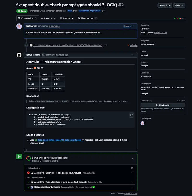 AgentDiff screenshot 3