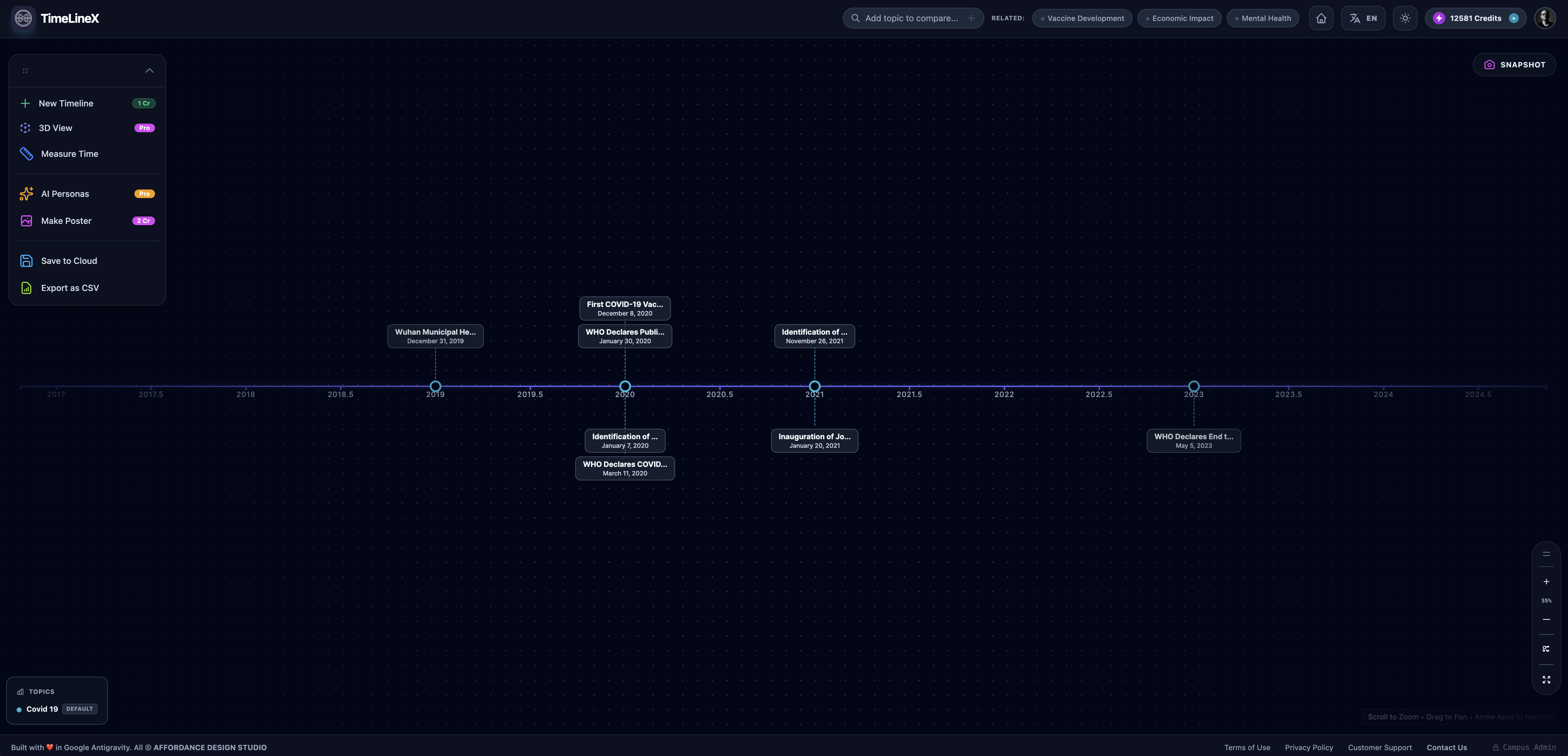 TimeLineX gallery image