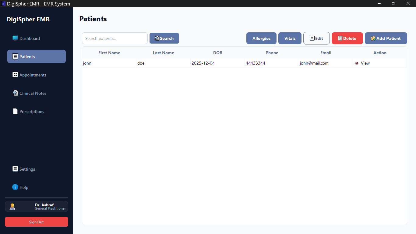 DigiSpher EMR gallery image