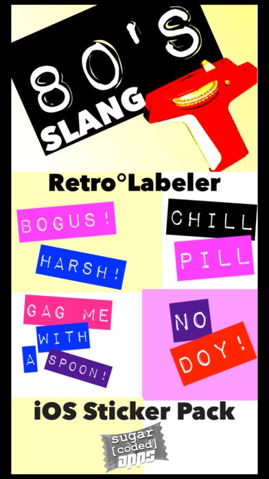 Retro Labeler Slang Stickers gallery image