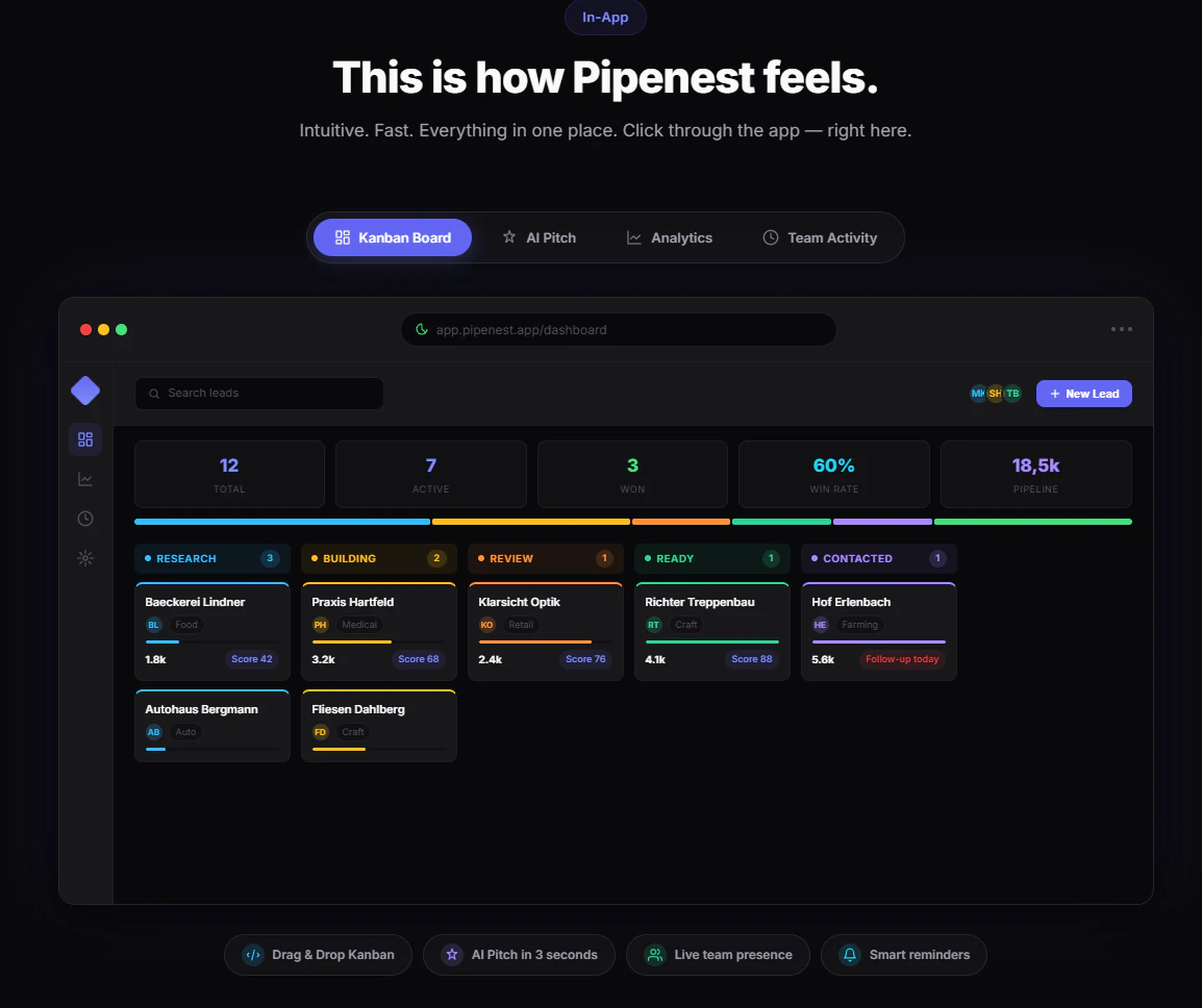 Pipenest App screenshot 3
