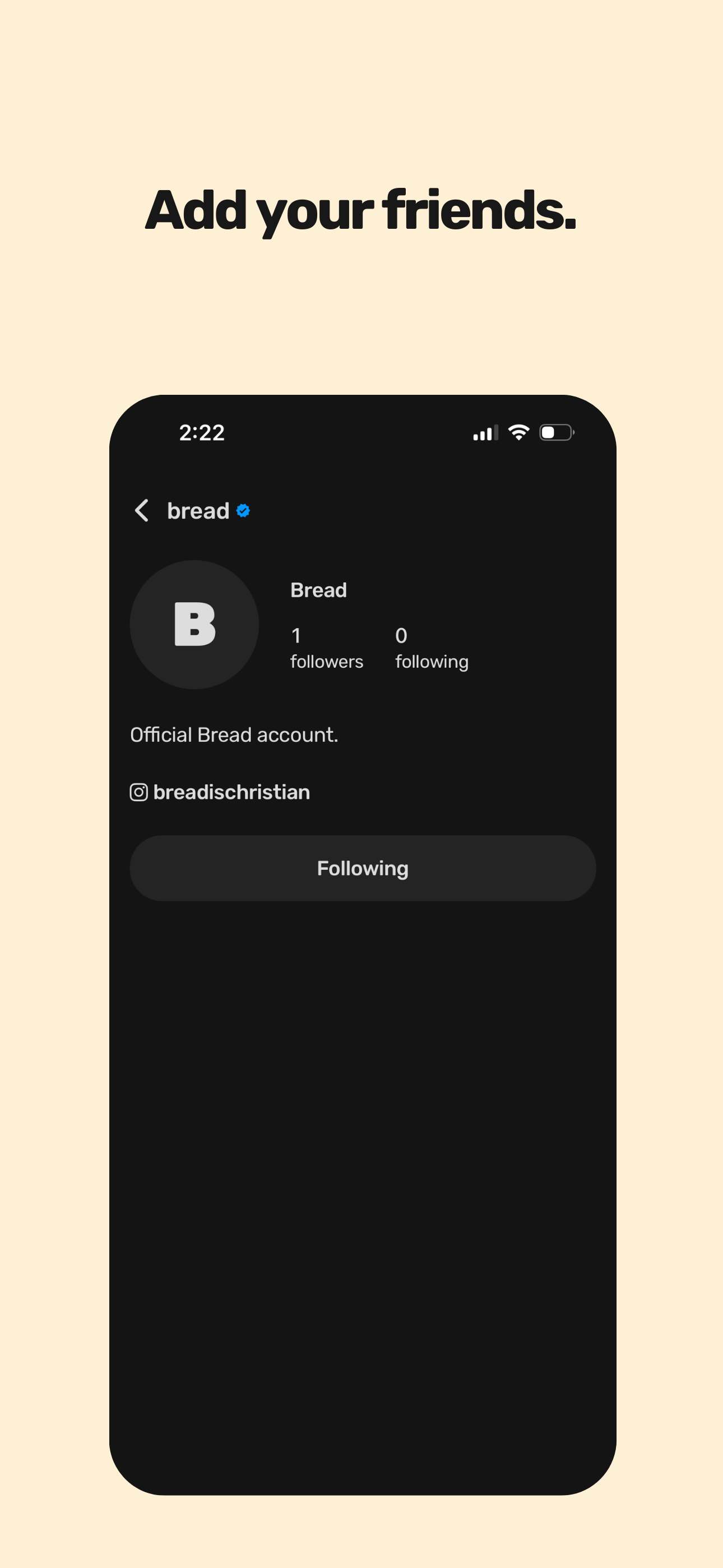 Bread - Bible but social. gallery image