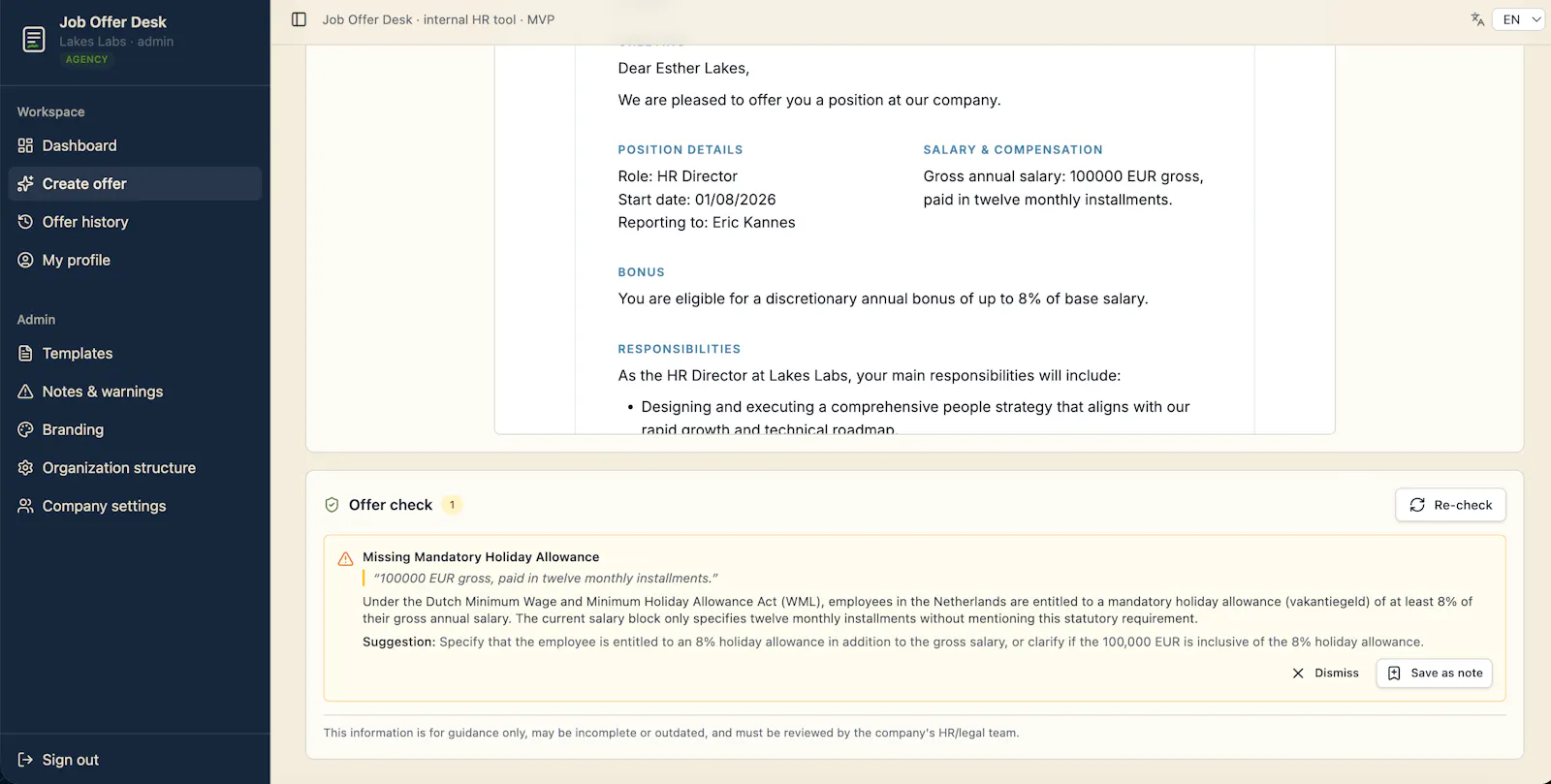 Job Offer Desk screenshot 5