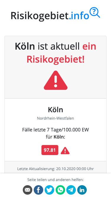 ► Ist meine Region ein Risikogebiet? gallery image