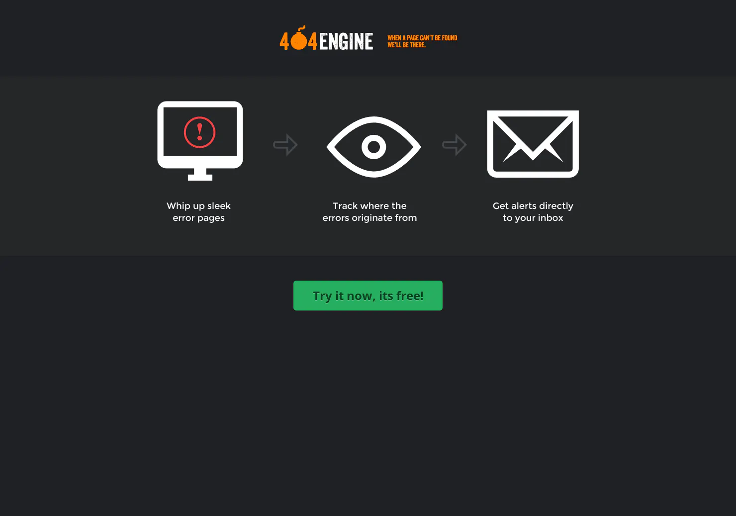 404Engine - remotely hosted error pages