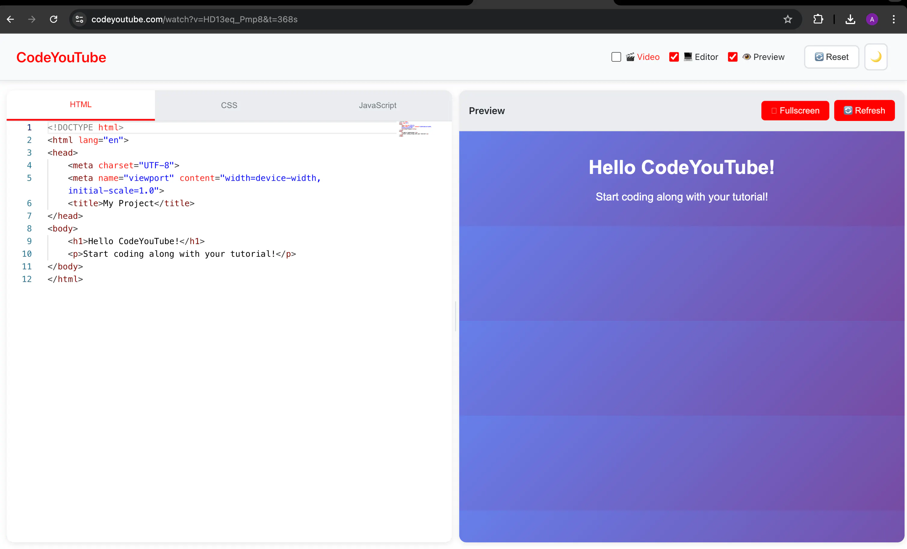 Code Youtube: Coding along with your tutorial | Product Hunt
