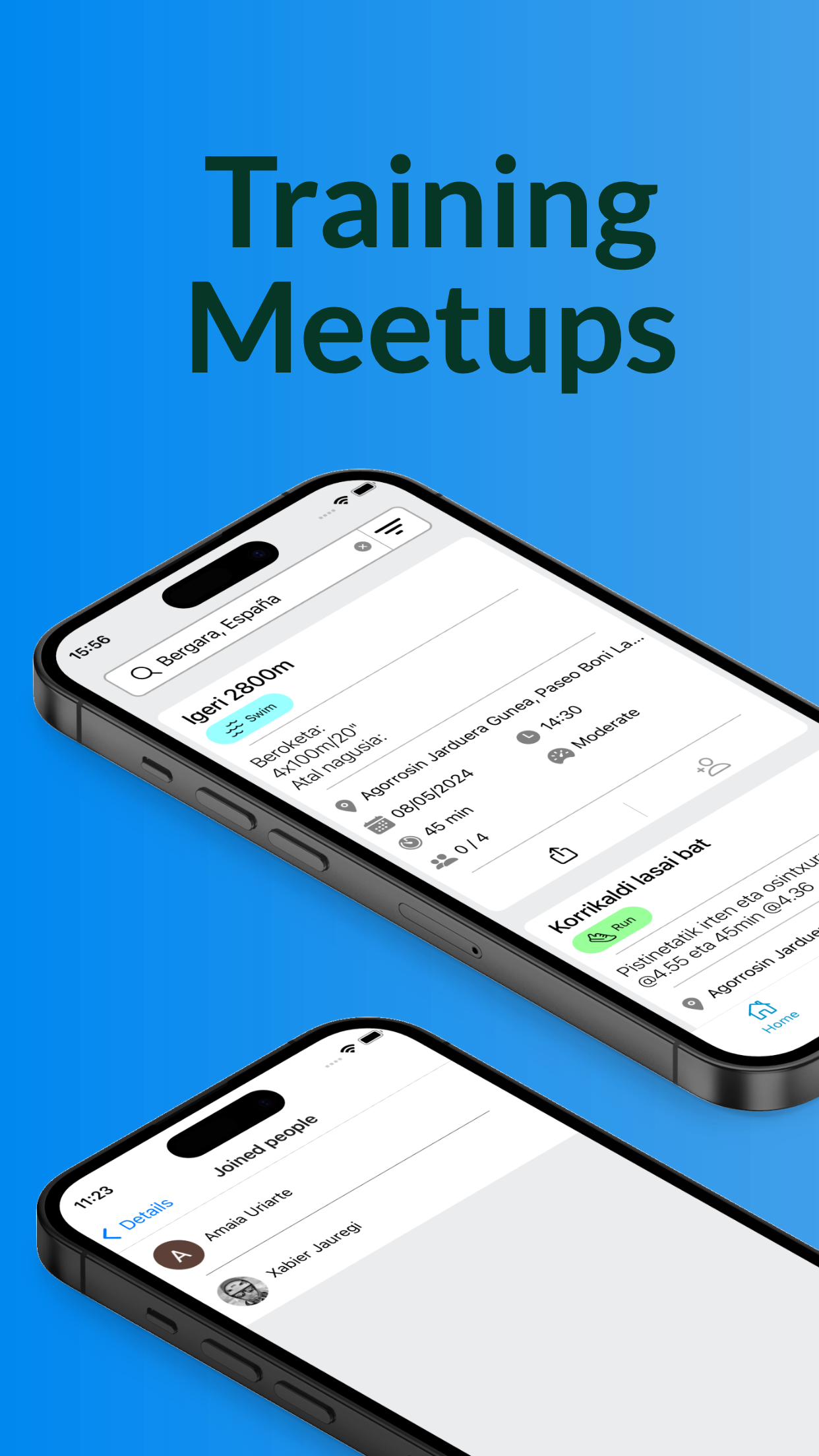 startuptile TrainingMeetups-A simple app to practice sports while meeting new people