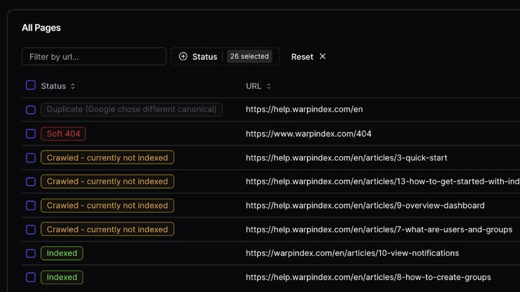 ข้อตกลงอายุการใช้งาน Warpindex media 5