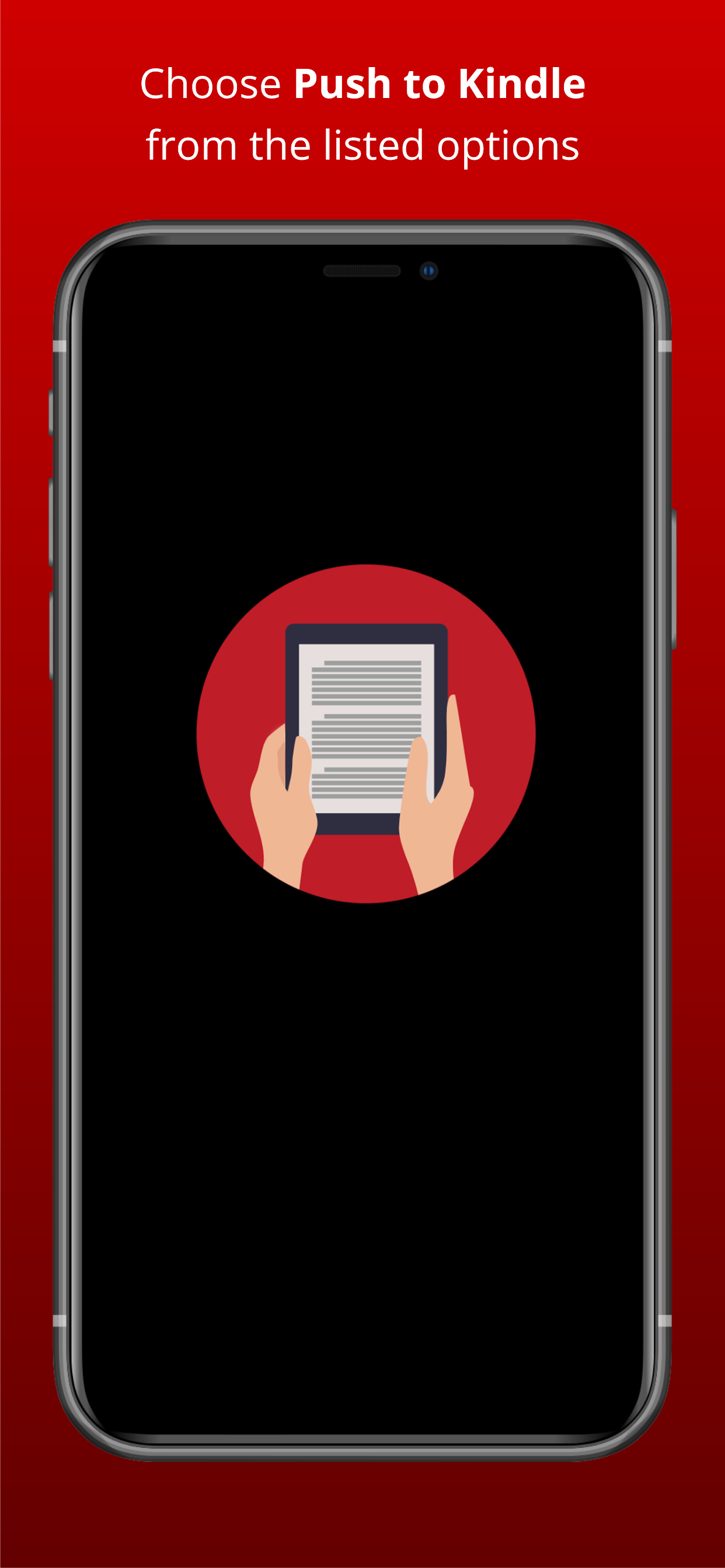 Drücken - Senden Sie Webartikel an Ihren Kindle Medien 3