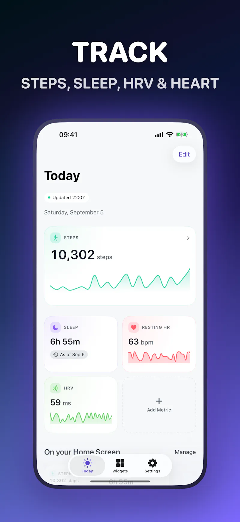 GlanceVitals screenshot 3