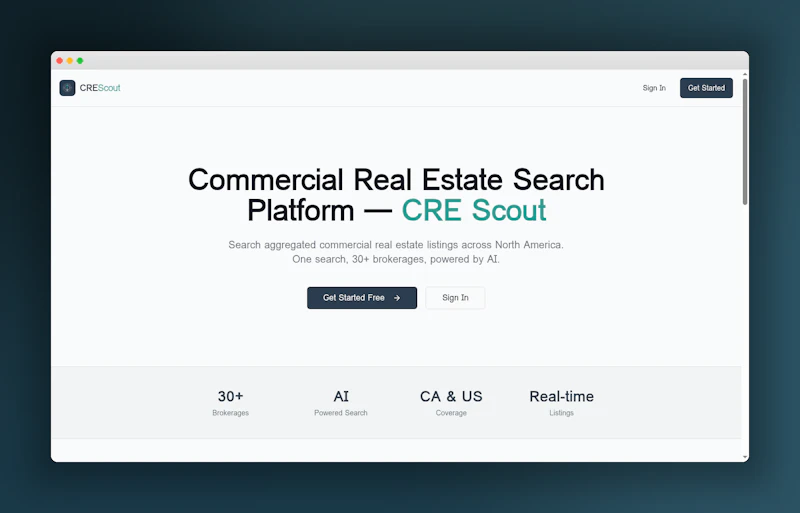 CRE Scout Launch screenshot 1