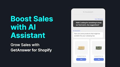 AI ショッピング アシスタントが 24 時間年中無休で利用可能であることを強調した画像。買い物客に 24 時間体制でサポートを提供します。