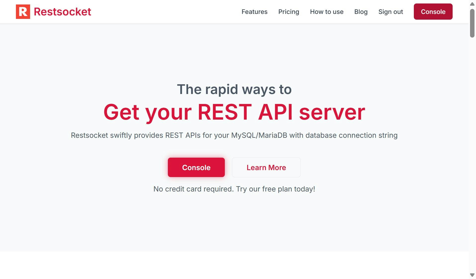 Riposare - Generatore API AUTO REST, MySQL, FASTPI, NODE.JS, EXPRESS media 8