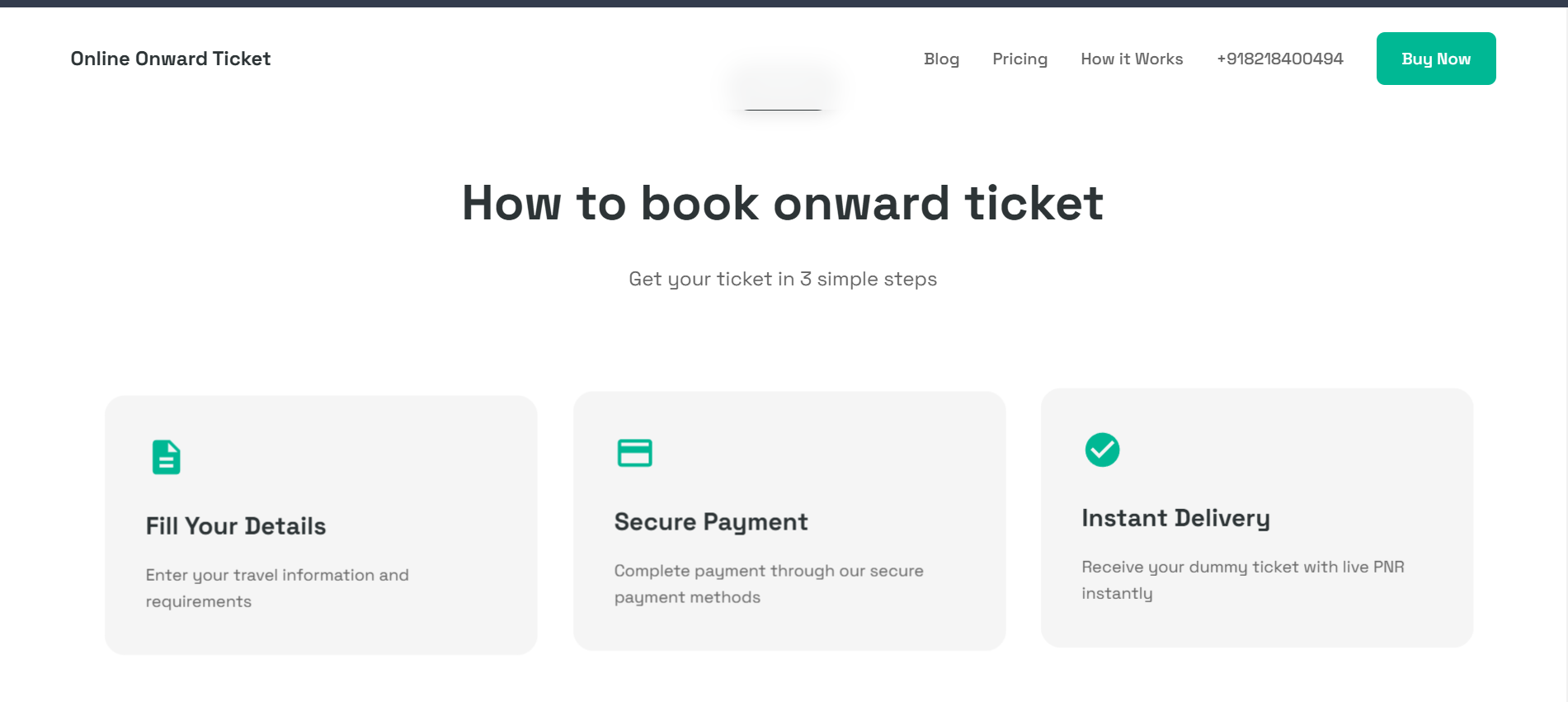 Onward ticket gallery image