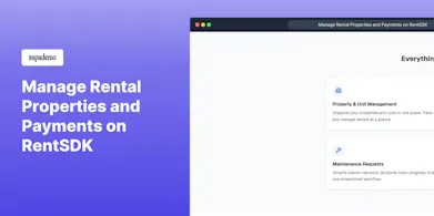RentSDK — Simplified Rental Management gallery image