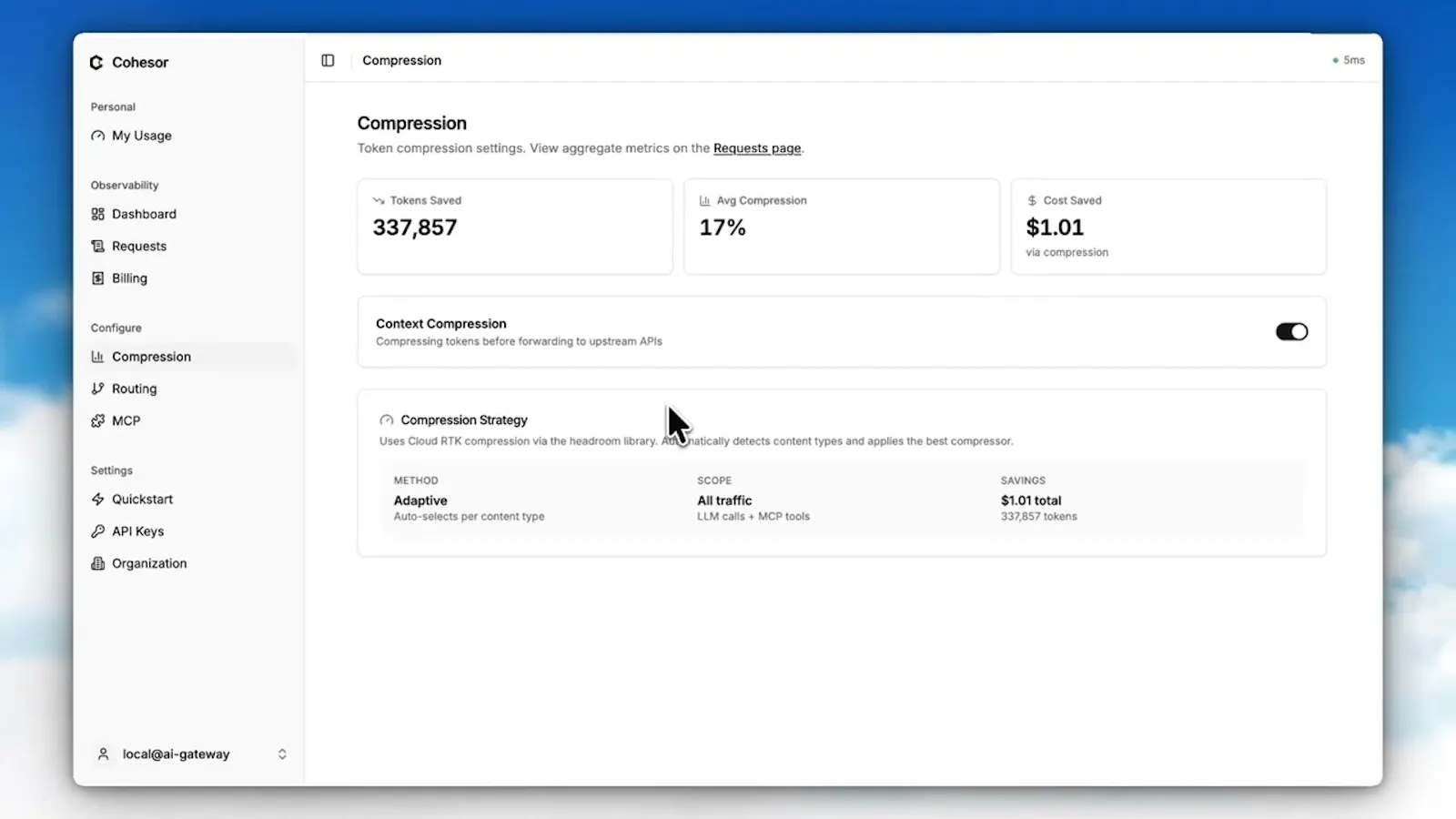 Cohesor screenshot 1 (video preview)