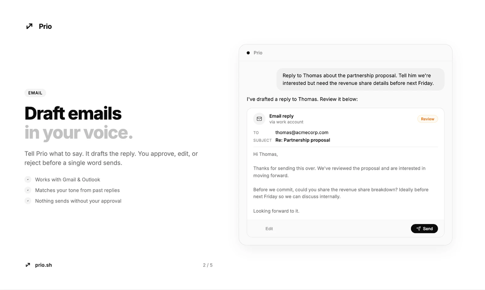 Prio screenshot 2