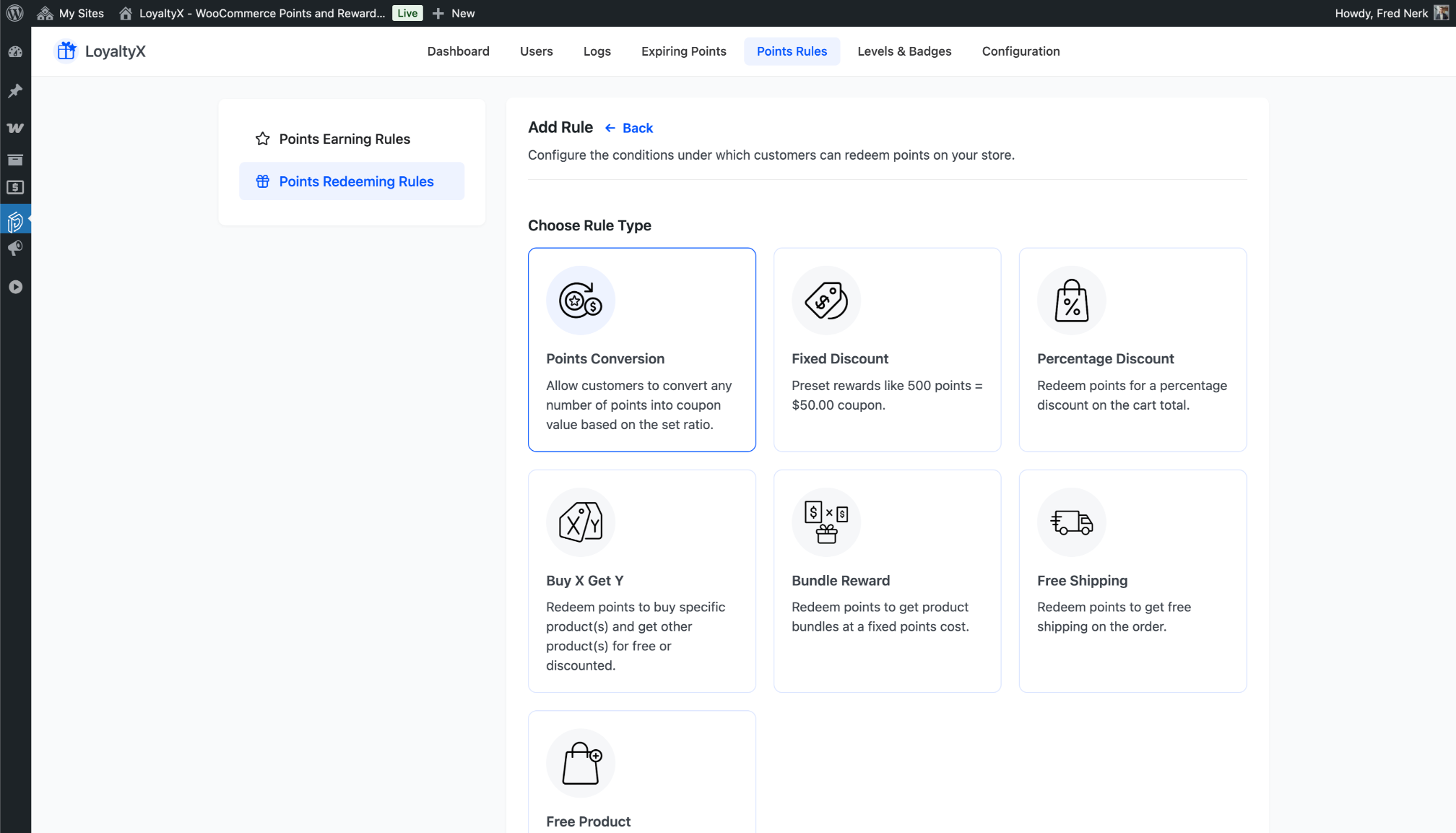 LoyaltyX – WooCommerce Points & Rewards - Screenshot 5 showing product features and functionality