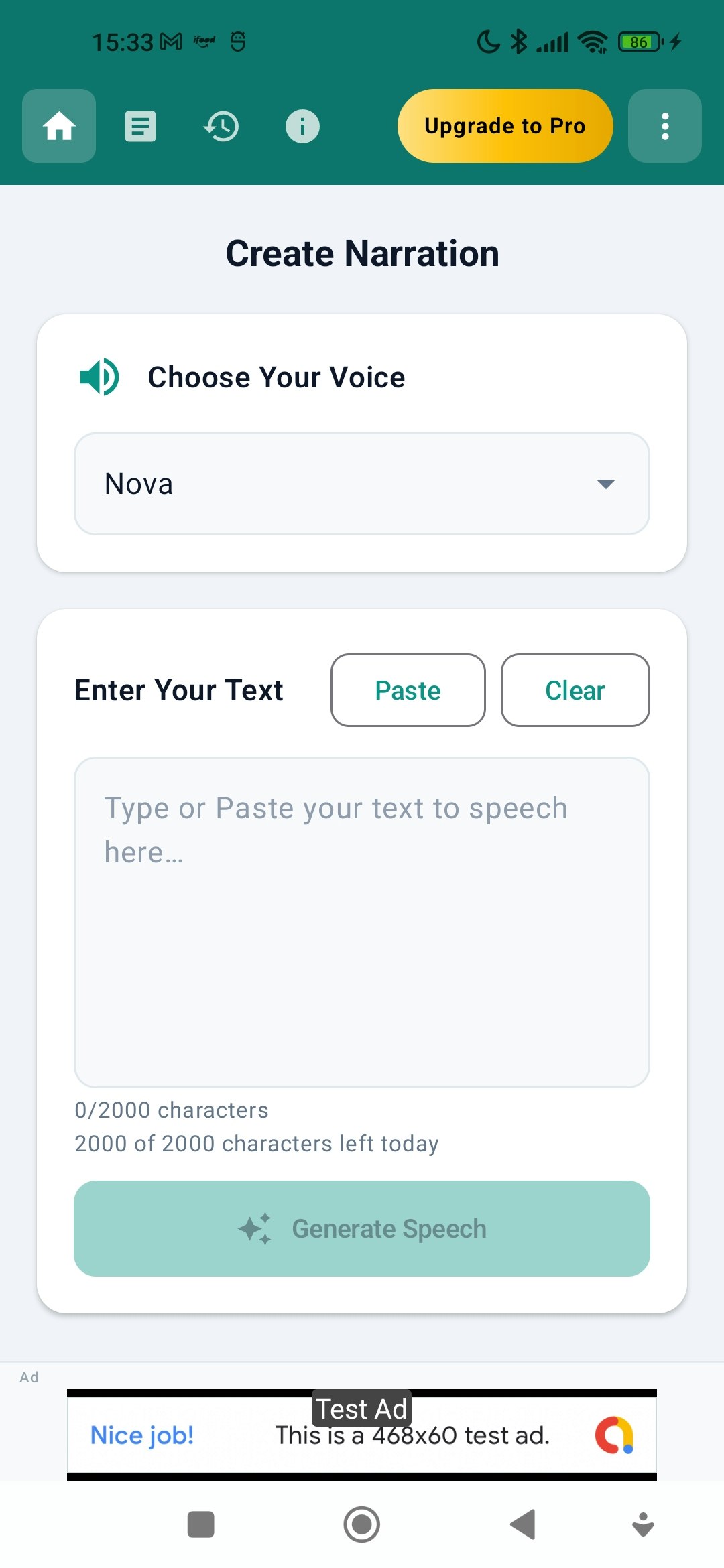 Text to Speech AI App - Long Narrations gallery image