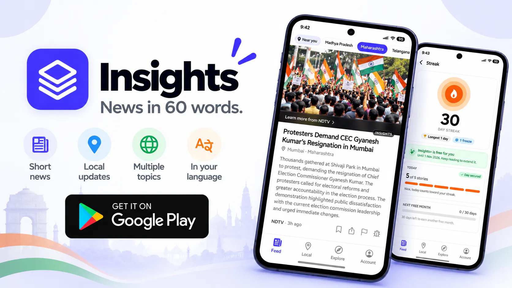 Insights - Read news in 60 words gallery image