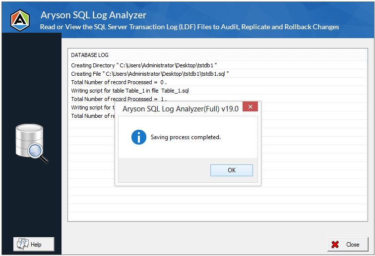 ARYSON SQL LOG Analyzer media 3