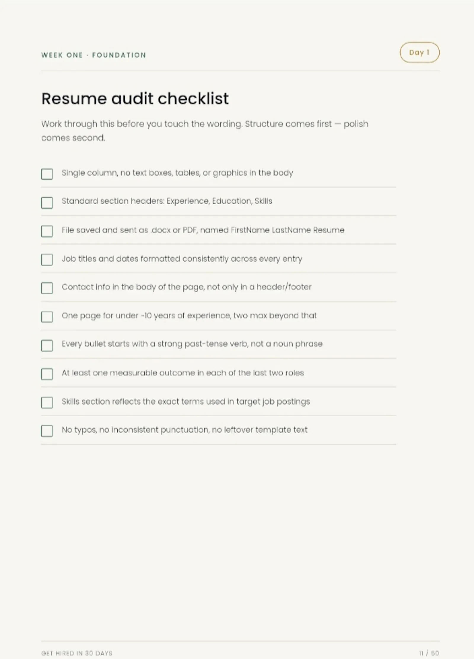 Get Hired in 30 Days screenshot 2