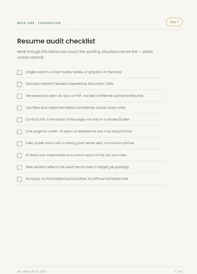 Get Hired in 30 Days screenshot 2
