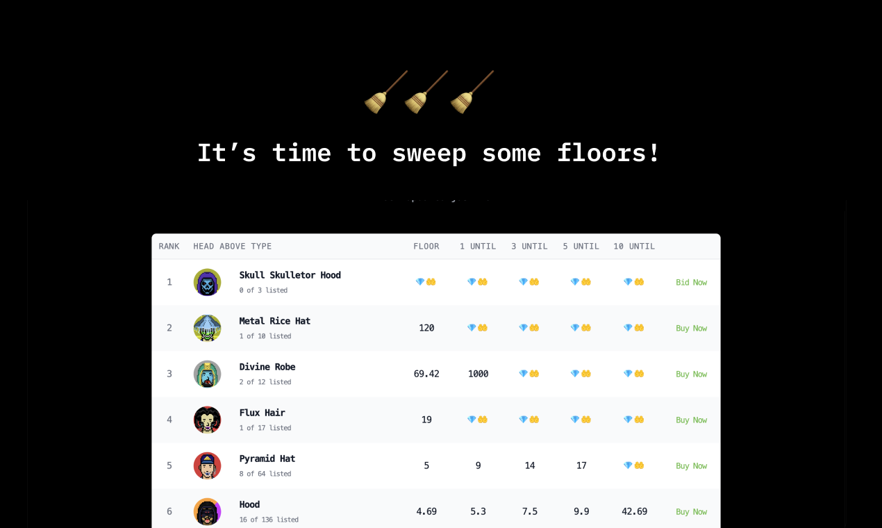 NFT Floor Finder gallery image