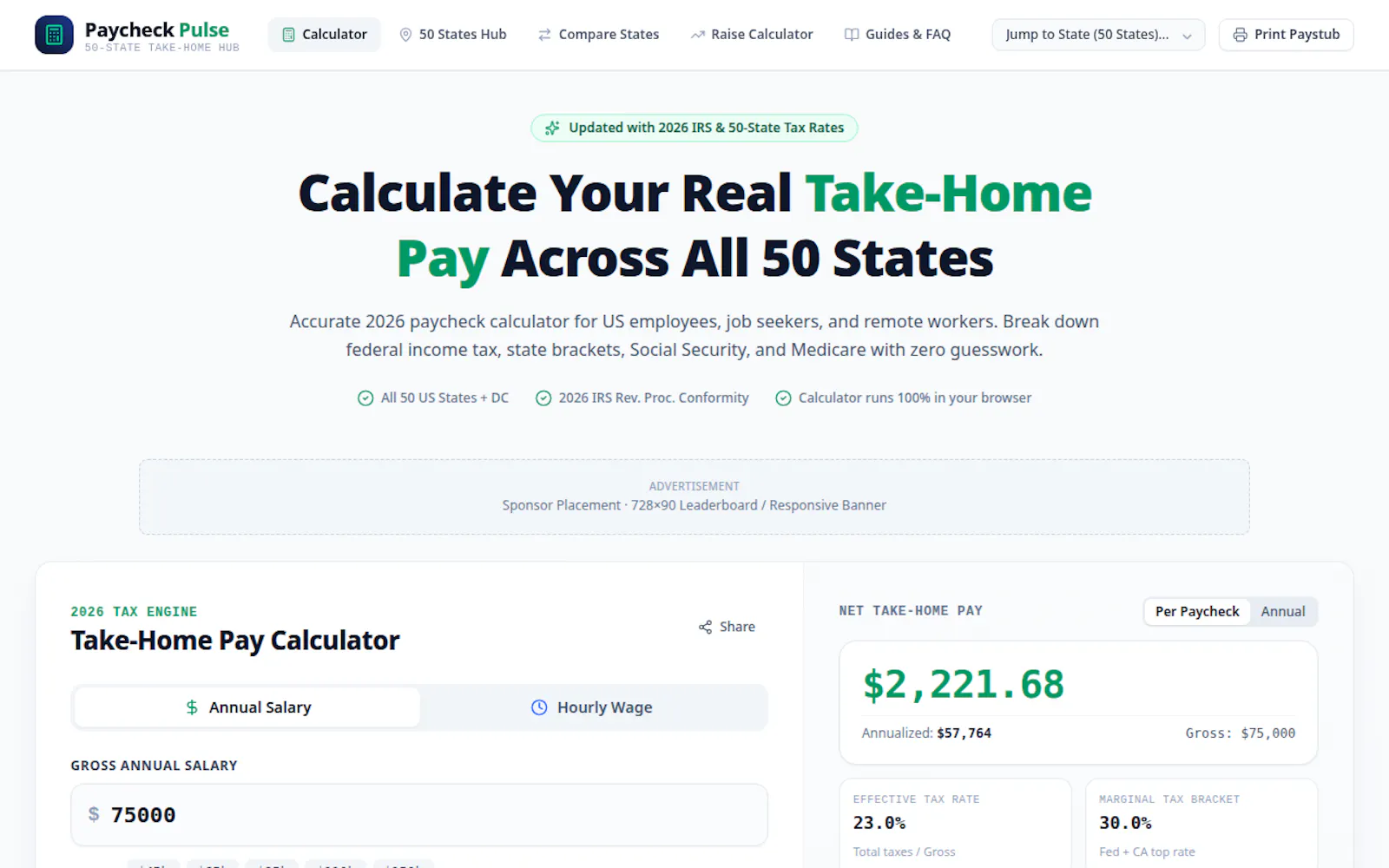 Paycheck Pulse screenshot 1