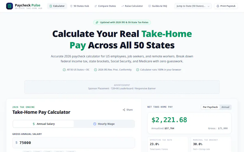 Paycheck Pulse screenshot 1