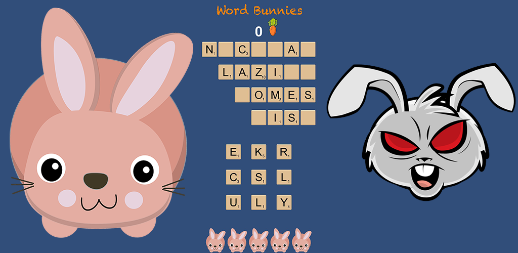 وسائط كلمة الأرانب - Bunntastic! - متعة غير رسمية لعبة كلمة فريدة من نوعها. 2