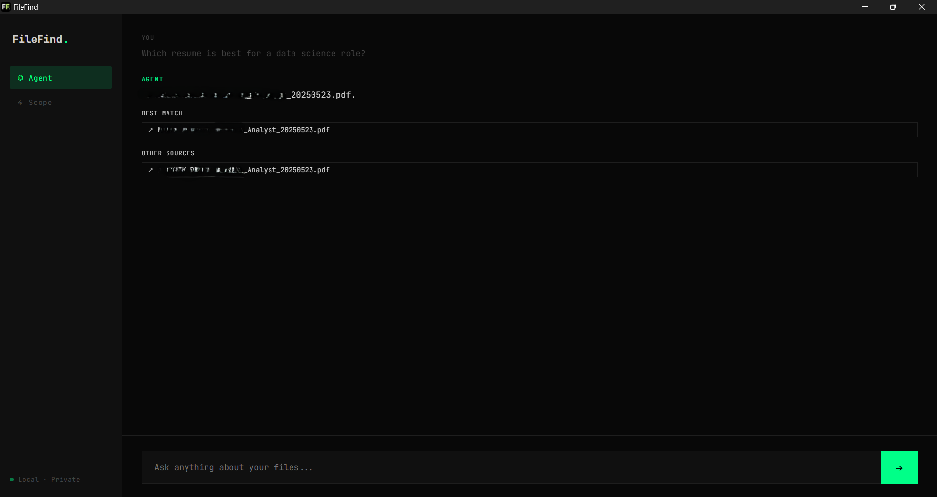 FileFind — Ask Anything About Your Files gallery image