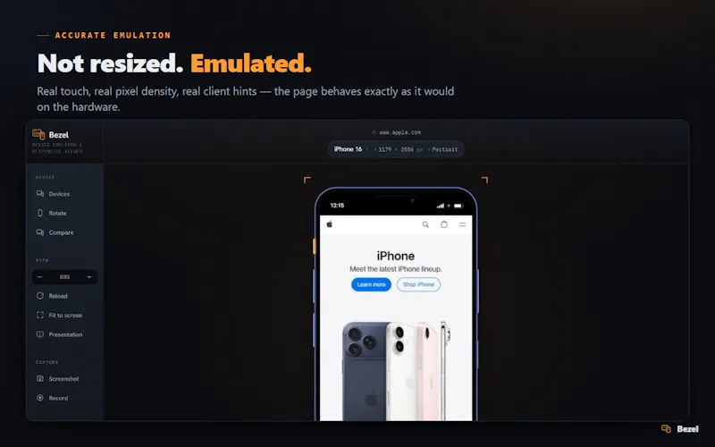 Bezel screenshot 2