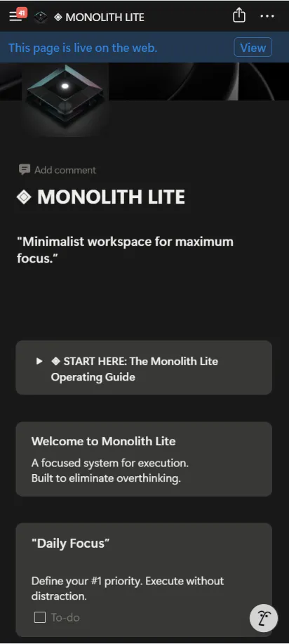 Monolith Lite gallery image