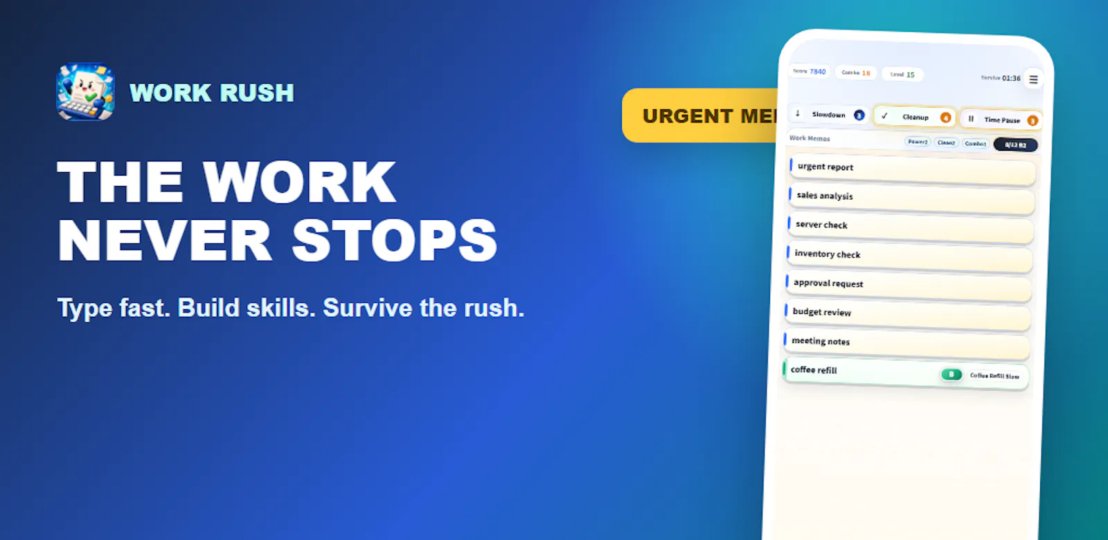 Work Rush screenshot 1