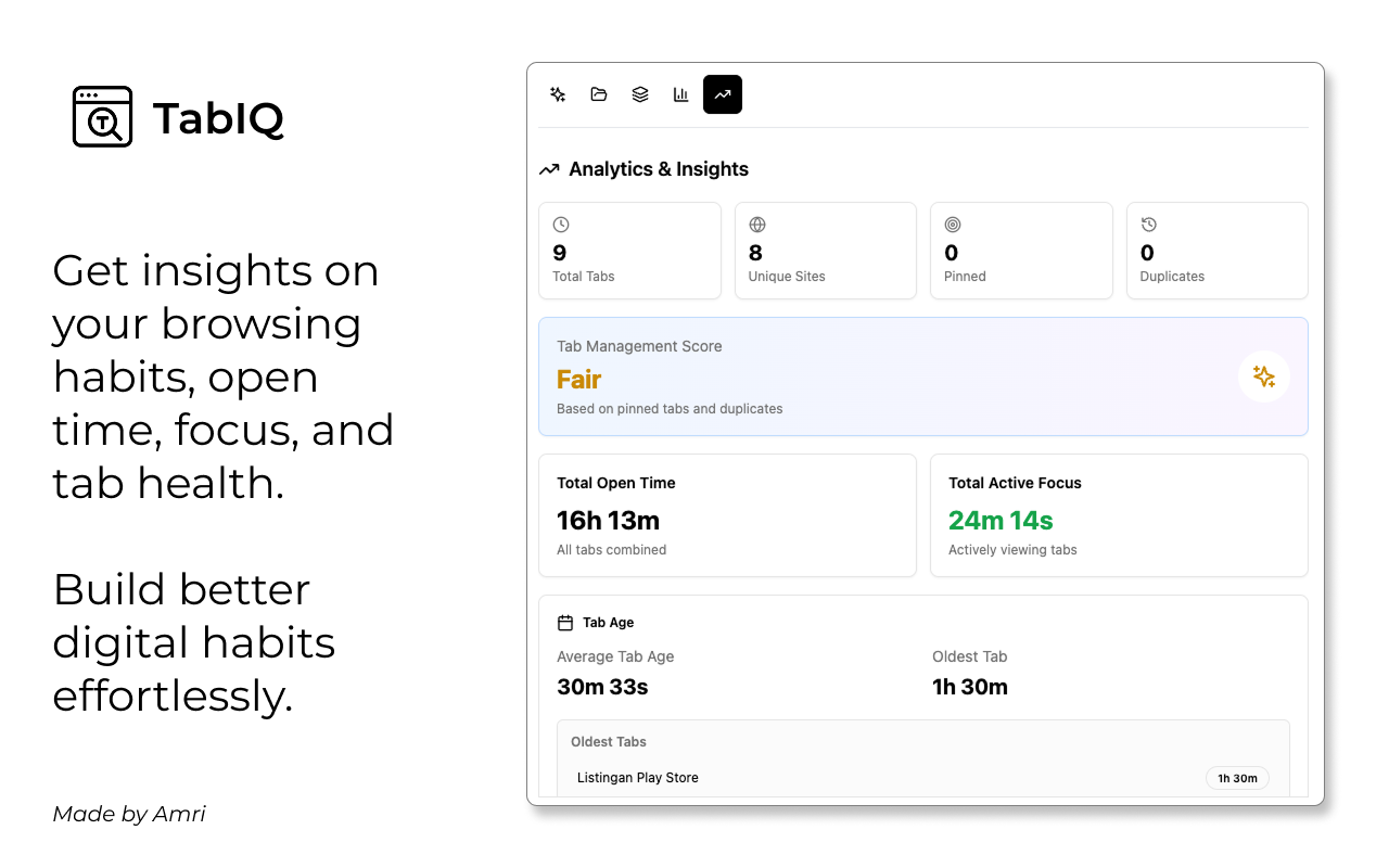 TabIQ - Screenshot 2 preview