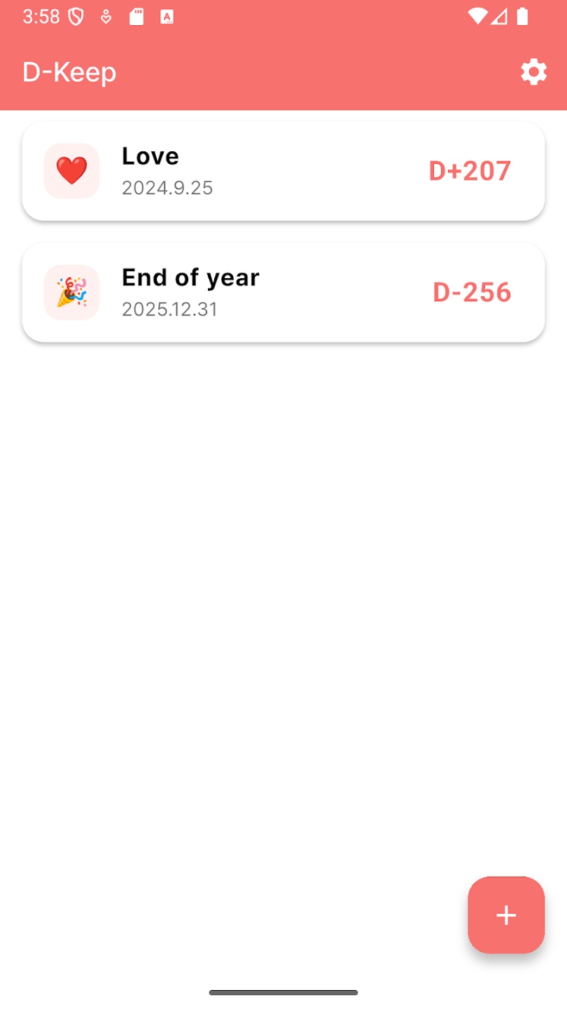 وسائط D-Ukening-Tracker و Widget Simple D-Day Tracker - الإنتاجية ، Android ، التقويم ، واجهة المستخدم ، الإدارة الشخصية 2