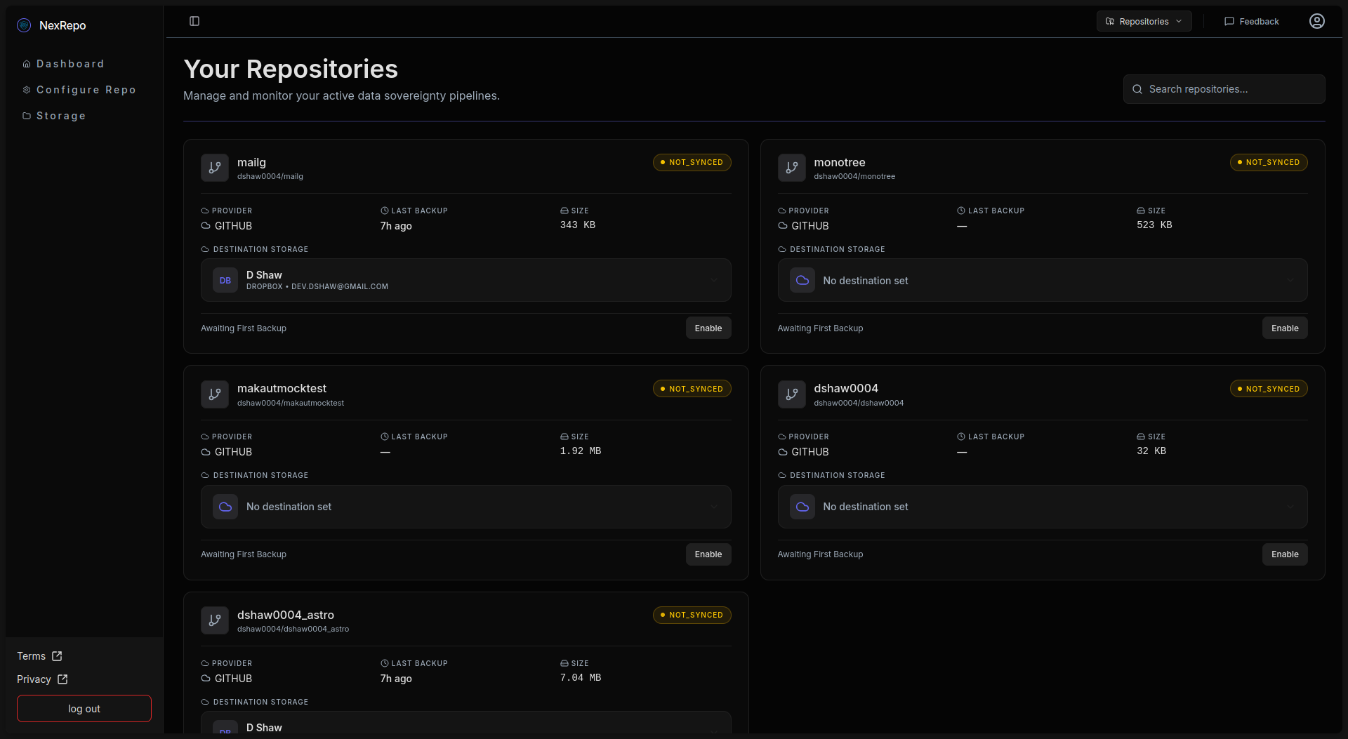 NexRepo gallery image