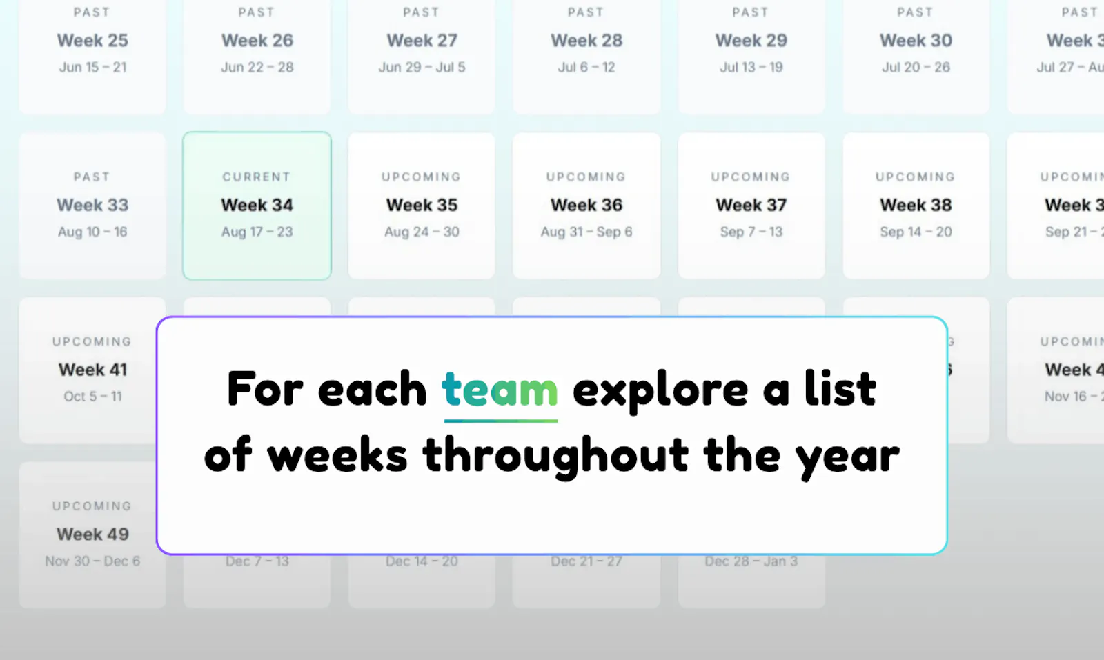 WeeklyWe screenshot 2