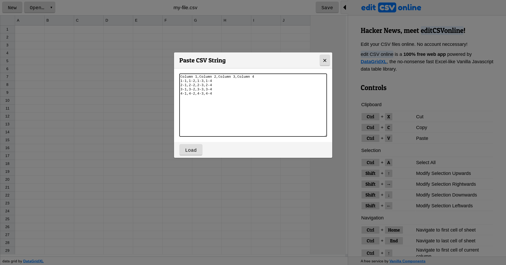 Edit CSV Online gallery image